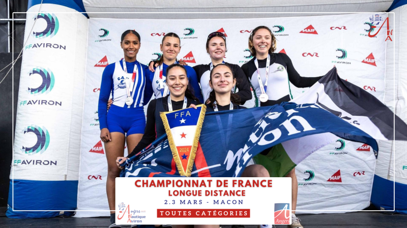 Angers Nautique a brillé aux Championnats de France Longue Distance