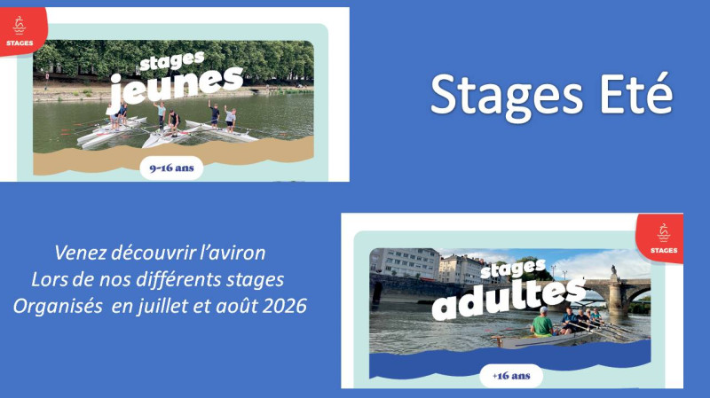 Stages Eté