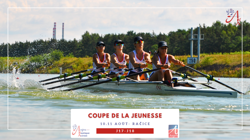 3 rameurs angevins à la Coupe de la Jeunesse