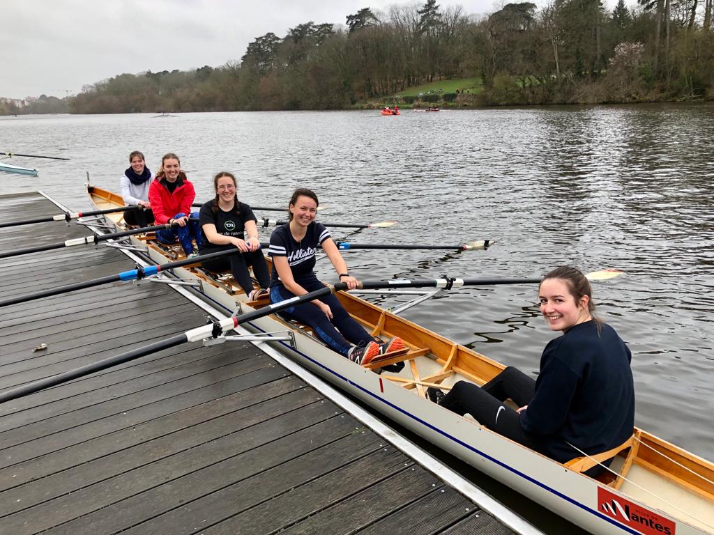 Un équipage mixte d'ecole au championnat régionnal longue distance à Nantes (2022)