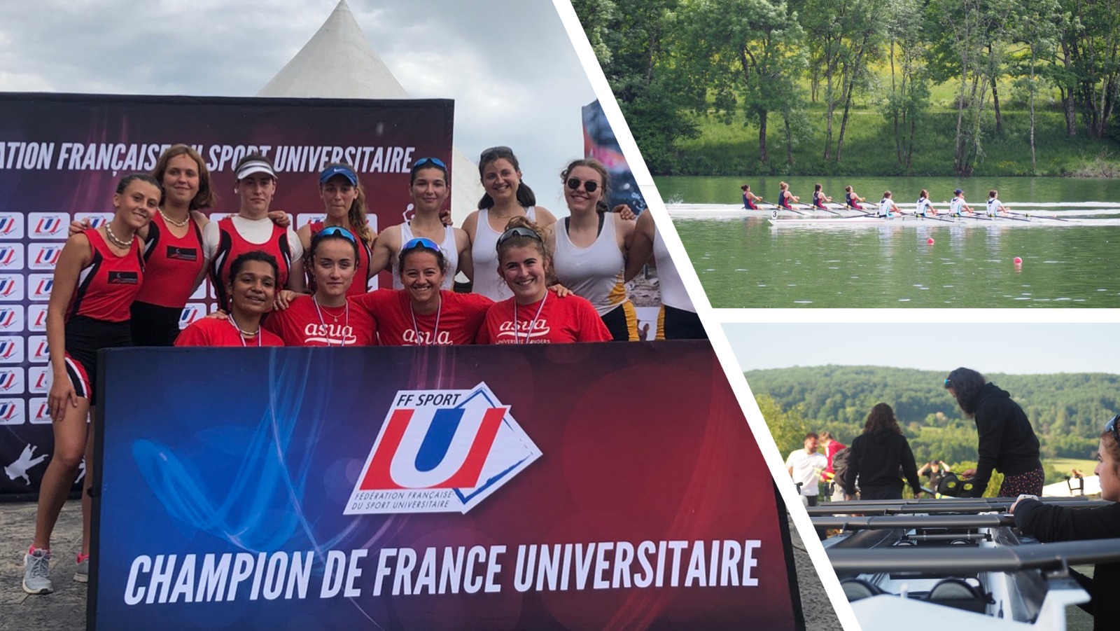 L'université d'Angers Championne de France 2022 en 4- 